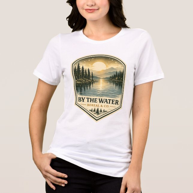 AM WASSER Tri-Blend SHIRT (Vorderseite)