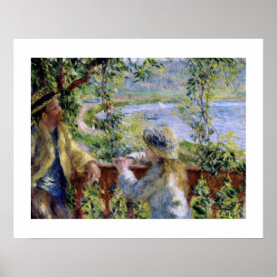 "Am Wasser" von Pierre-Auguste Renoir Poster