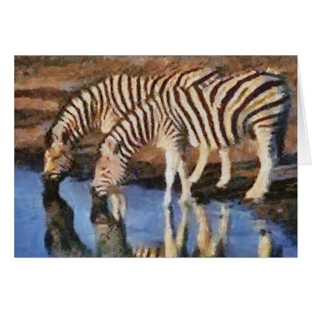 Am Wasserloch (Vorderseite (Horizontal))