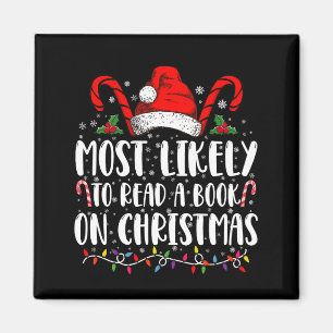 Am Weihnachten am wahrscheinlichsten ein Buch lies Magnet