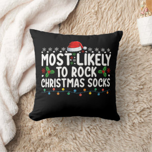 Am Weihnachten wahrscheinlich am meisten rocken -  Kissen