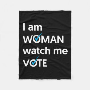 Am Women Watch Me Vote 2024 Blue Wave Vote Fleecedecke