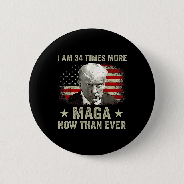 Am &# Zeit ist mehr Maga als je zuvor Trump unter Button (Vorderseite)