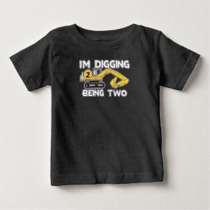 Am zweiten Geburtstag des Kindes werde ich zwei Ja Baby T-shirt