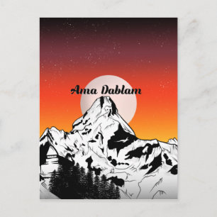 Ama Dablam Nepal Postkarte