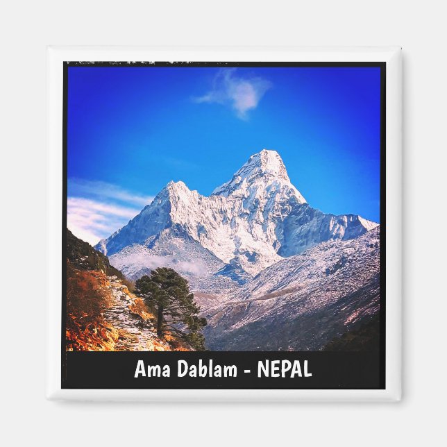 Ama Dablam, Sagarmatha, Everest Trek - Nepal Magnet (Vorne)