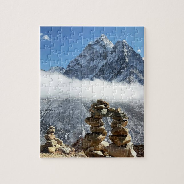 Ama Dablam, Sagarmatha, Everest trek / Nepal Puzzle (Vertikal)