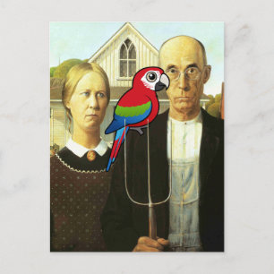 Amacaw Gothic Postkarte