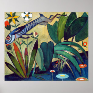 Amadeo de Souza Cardoso Der Sprung des Kaninchens Poster