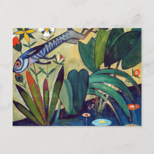 Amadeo de Souza Cardoso Der Sprung des Kaninchens Postkarte
