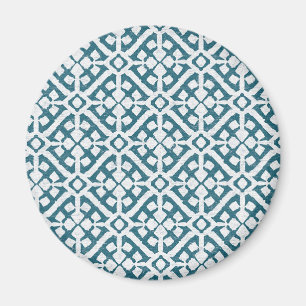Amadora Blue Pattern Magnet