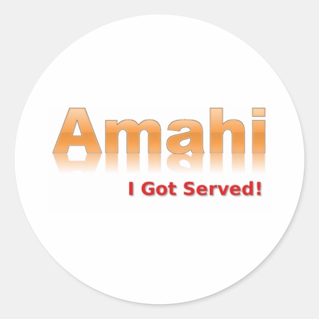 Amahi Sticker (Vorderseite)