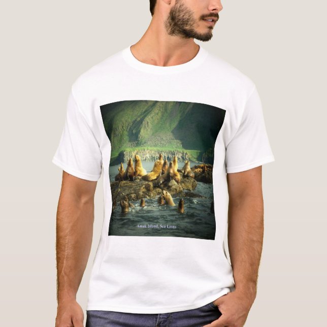Amak Island Sea Lions T-Shirt (Vorderseite)