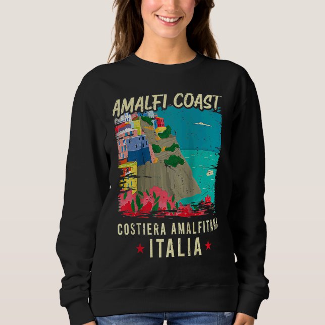 Amalfi Coast Costiera Amalfitana Italia Italy Vaca Sweatshirt (Vorderseite)