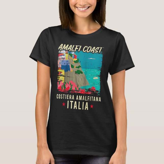 Amalfi Coast Costiera Amalfitana Italia Italy Vaca T-Shirt (Vorderseite)