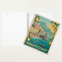 Amalfi Coast Italy Vintage Travel Planer