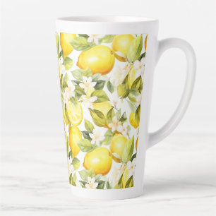 Amalfi Coast Lemon Muster Milchtasse