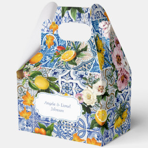 Amalfi Coast Lemon Tiles Italien Geschenkschachtel