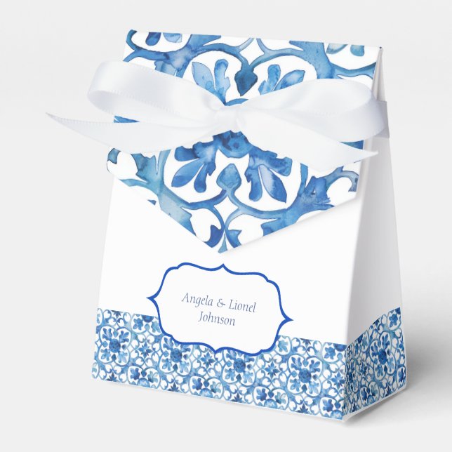 Amalfi Coast Lemon Tiles Italien Geschenkschachtel (Vorderseite)