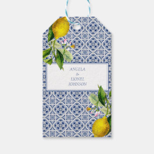 Amalfi Coast Lemon Tiles Italien Personalisierte N Geschenkanhänger