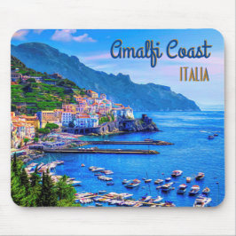 Amalfi Coast Vintage Reise Mousepad