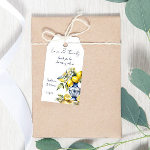 Amalfi Gastgeschenke Hochzeiten Geschenkanhänger