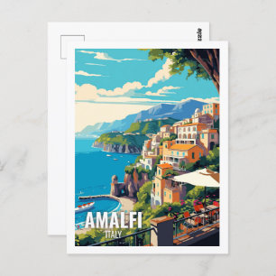 Amalfi Italien Berühmte Sehenswürdigkeiten Postkarte