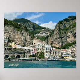 Amalfi Italien Design Poster