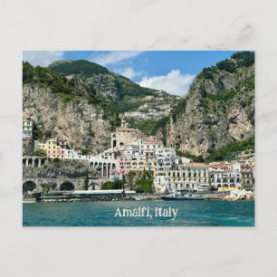 Amalfi Italien Design Poster Postkarte