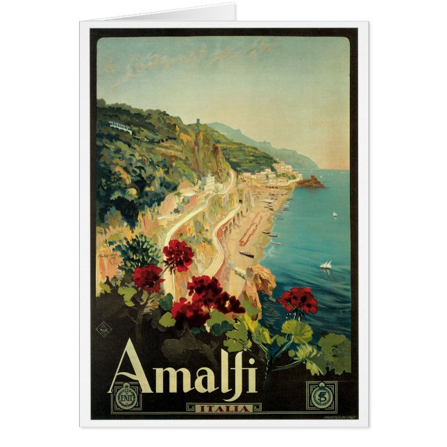 Amalfi Italien Italien Vintag (Vorne)