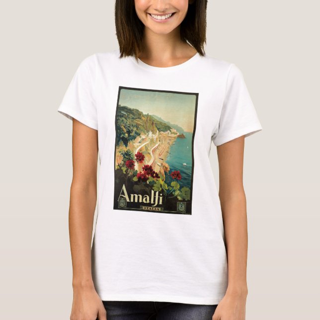 Amalfi Italien T-Shirt (Vorderseite)