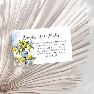 Amalfi Italienische Vase Zitronen Buchanfrage Begleitkarte