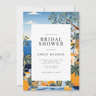 Amalfi Küste Italien Brautparty Einladung