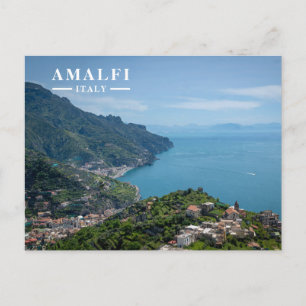 Amalfi-Küste Italien Malerische Küstenansicht Feiertagspostkarte