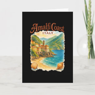 Amalfi-Küste Italien Muscheln Strand Urlaub Reisen Karte