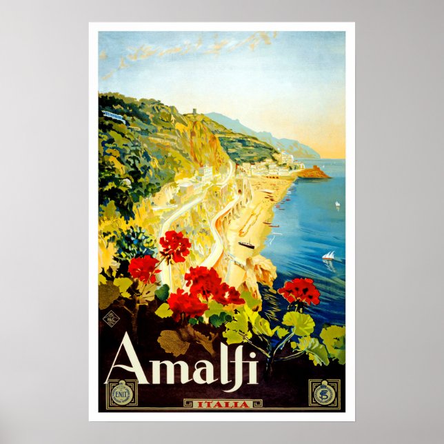 Amalfi Küste, Italien Poster (Vorne)
