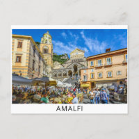 Amalfi Küste, Italien Postkarte