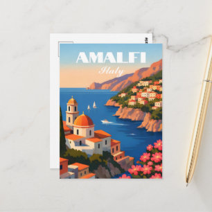 Amalfi-Küste Italien Postkarte