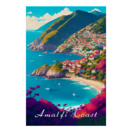 Amalfi-Küste Italien Reise Druck