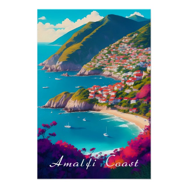 Amalfi-Küste Italien Reise Druck (Vorderseite)