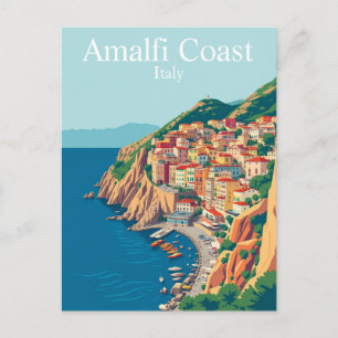 Amalfi-Küste, Italien Reise Mittelmeer Postkarte