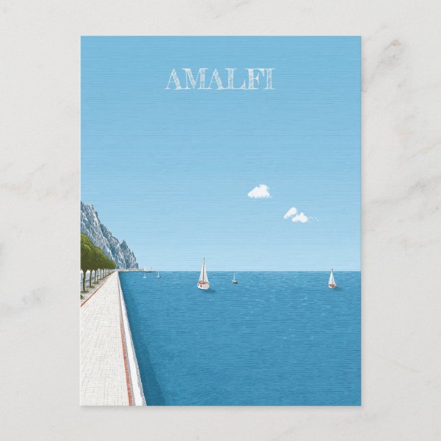 Amalfi-Küste Italien Reise Postkarte (Vorderseite)