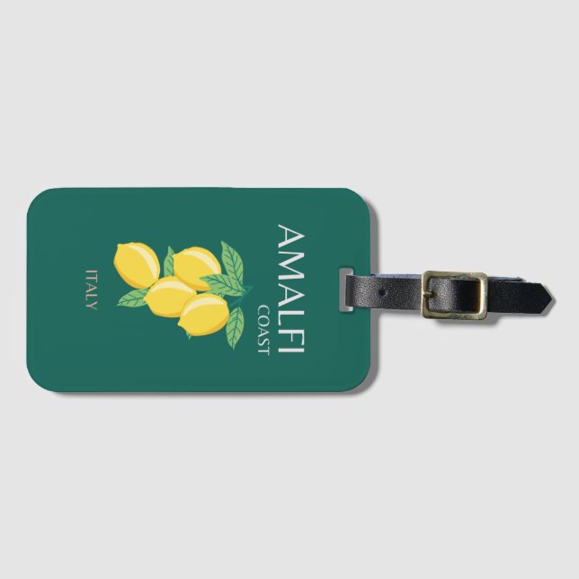 Amalfi Küste, Italien, Reisemöglichkeiten, Retro,  Gepäckanhänger (Vorderseite (Horizontal))