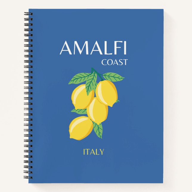 Amalfi Küste, Italien, Reisemöglichkeiten, Retro,  Notizbuch (Vorderseite)