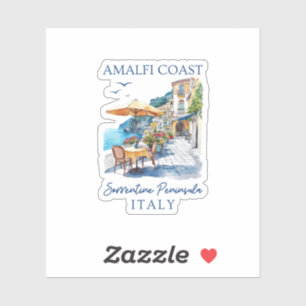 Amalfi Küste Italien Reisen Aufkleber