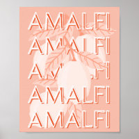 Amalfi Küste, Italien Reisen Kunst, Preppy, Minima