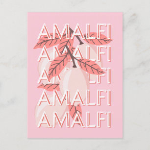 Amalfi Küste, Italien Reisen Kunst, Sommer Reisen  Postkarte