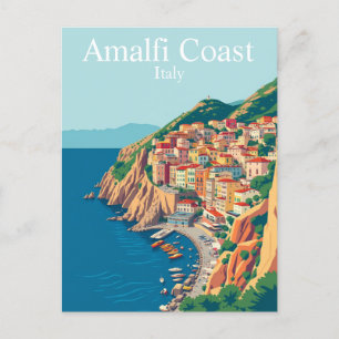 Amalfi Küste, Italien Reisen Mittelmeer Postkarte
