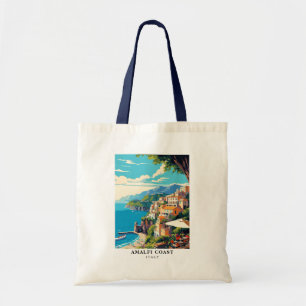 Amalfi-Küste Italien Retro-Reise Vintage-Stil Tragetasche