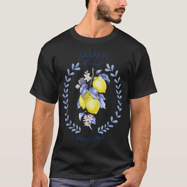 Amalfi Küste Italien Sorrento Capri Lemons Italien T-Shirt (Vorderseite)